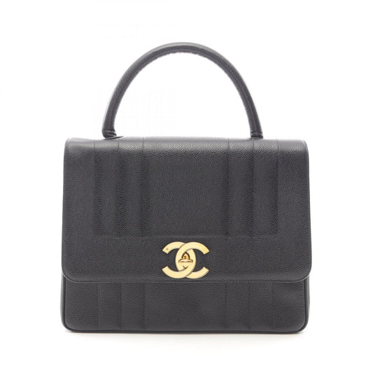 Chanel Mademoiselle Handbag Black Leather
