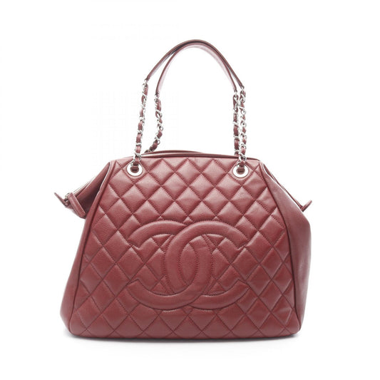 Chanel Cocomark Red Leather Tote Bag