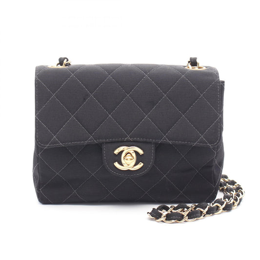 Chanel Canvas Matelasse Single Flap Shoulder Bag
