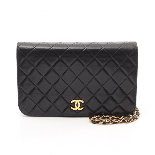 Chanel Lambskin Single Flap Shoulder Bag