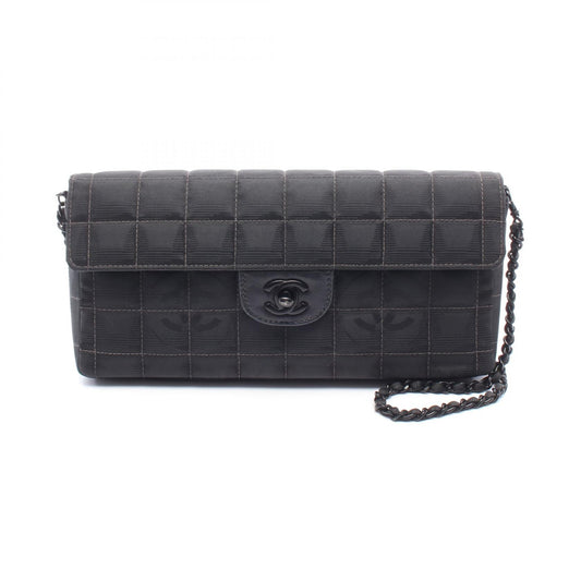 Chanel Nylon Canvas Shoulder Bag Black