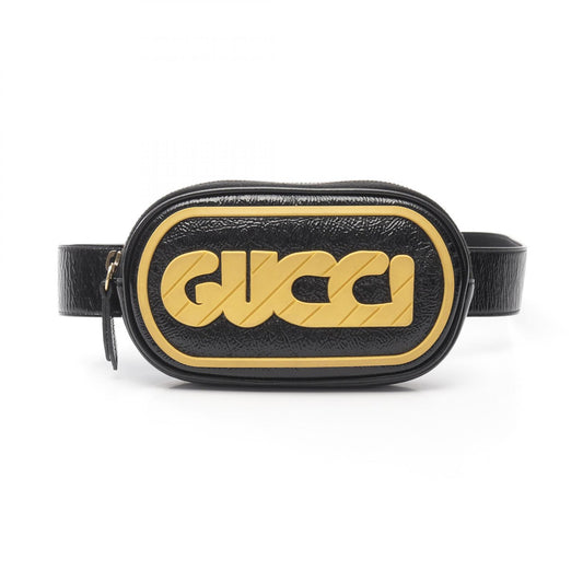 Gucci Patent Leather Logo Belt Bag 529428