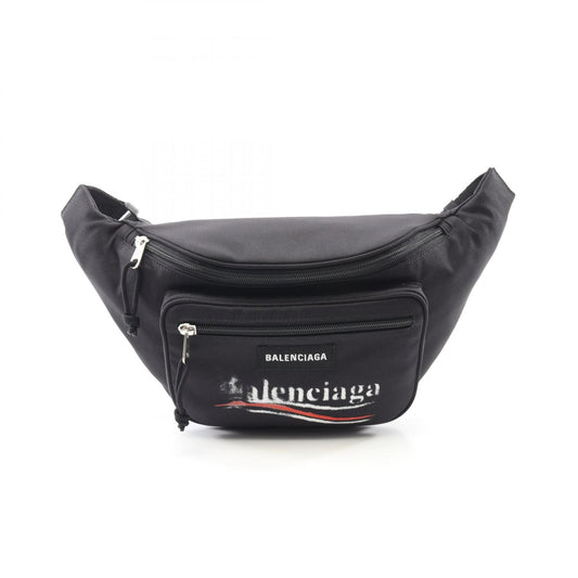 Balenciaga Explorer Nylon Belt Bag Black