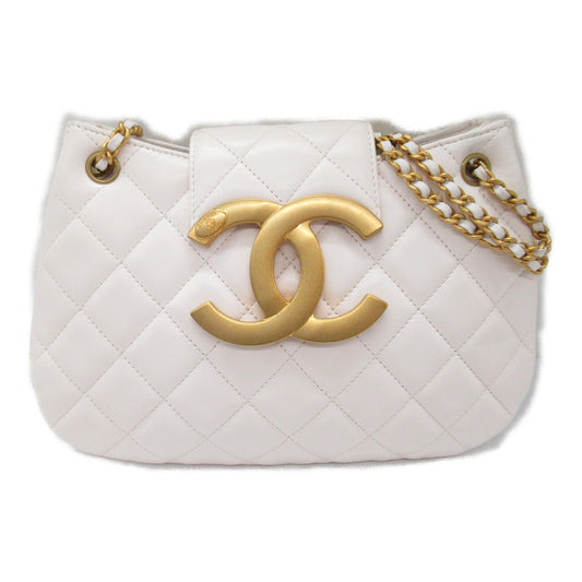 Chanel Lambskin Hobo Shoulder Bag
