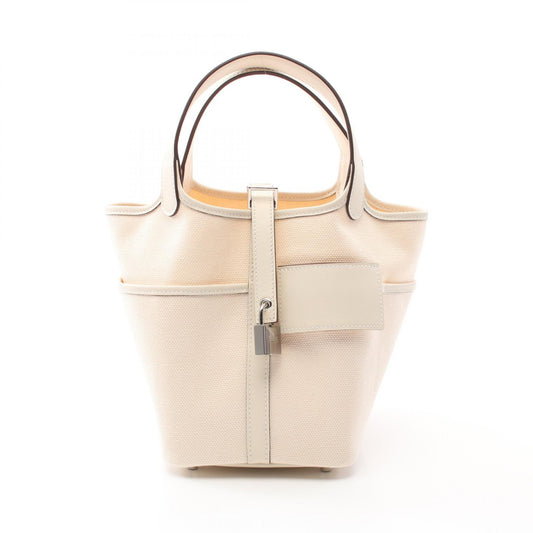 Hermes Picotin Lock PM Cargo Handbag Ivory