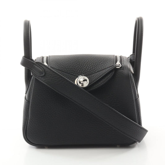 Hermes Lindy Mini Shoulder Bag Black