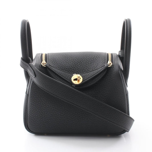 Hermes Lindy Mini Shoulder Bag Black