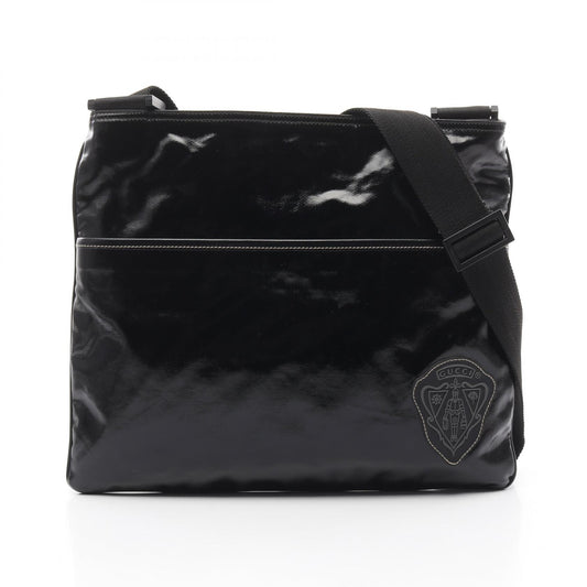 Gucci Crest Shoulder Bag PVC Canvas