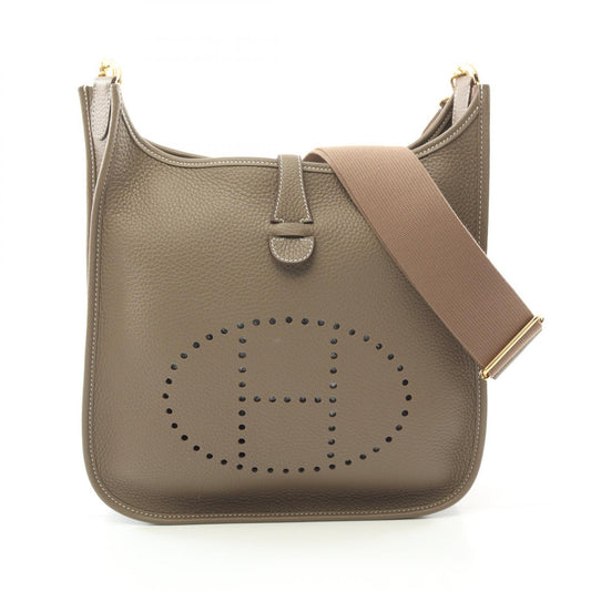 Hermes Evelyne 3 PM Shoulder Bag Brown