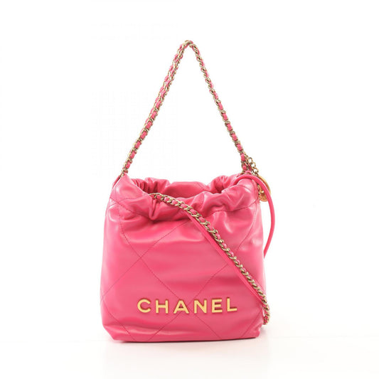 Chanel 22 Mini Leather Shoulder Bag AS3980