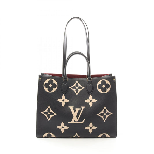 Louis Vuitton OnTheGo GM Bicolor Leather Tote Bag
