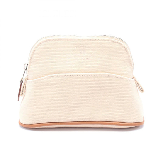 Hermes Bolide Pouch Canvas Leather