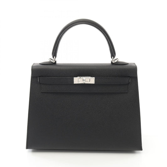 Hermes Kelly 25 Handbag Black