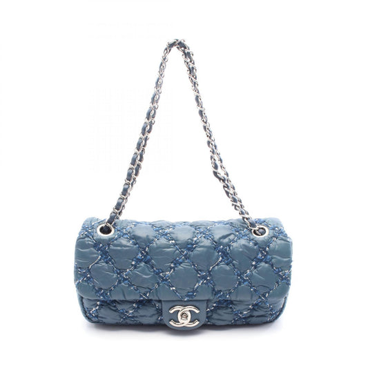 Chanel Nylon Leather Shoulder Bag A50629