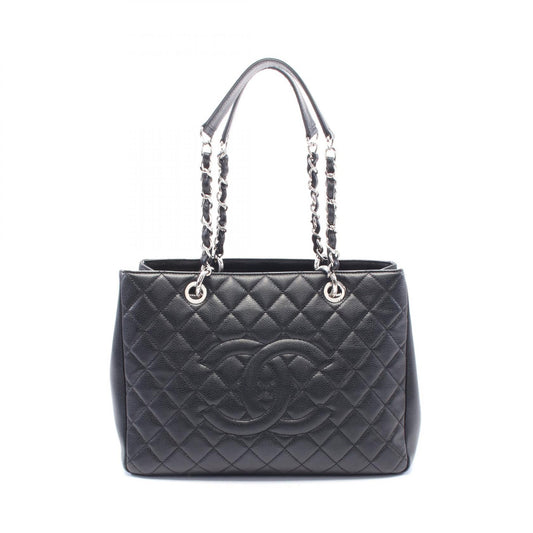 Chanel Caviar Skin Grand Shopping Tote Black