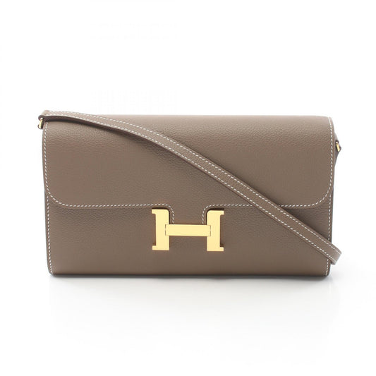 Hermes Constance Long To Go Shoulder Bag Brown