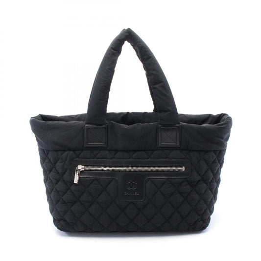 Chanel Coco Cocoon MM Tote Bag Nylon Leather