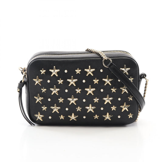 Jimmy Choo Leather Shoulder Bag Black