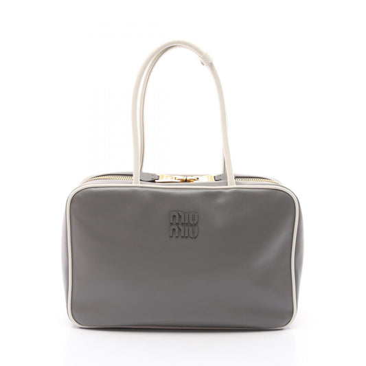 Miu Miu Leather Bow Large Shoulder Bag