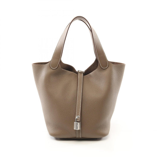 Hermes Picotin Lock MM Leather Handbag