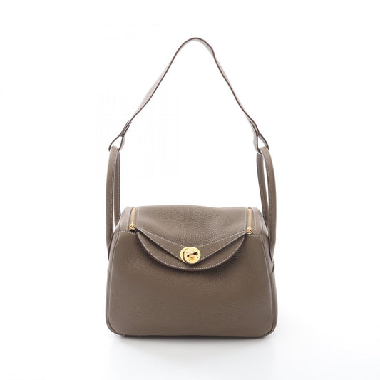 Hermes Lindy 26 Leather Shoulder Bag Brown