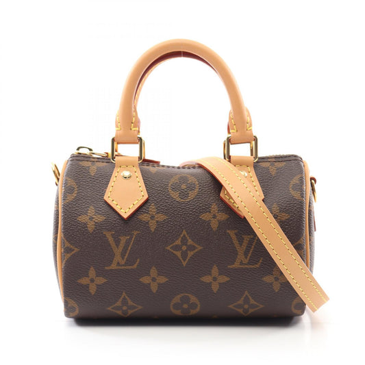 Louis Vuitton Nano Speedy Handbag Monogram Brown