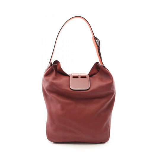 Hermes Villevolt Rouge Ash Shoulder Bag