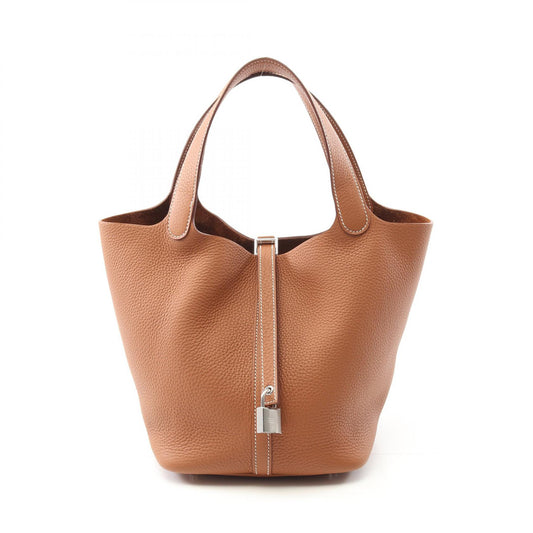 Hermes Picotin Lock MM Handbag Brown