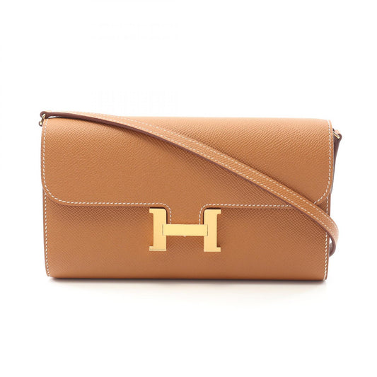 Hermes Constance Long To Go Leather Shoulder Bag