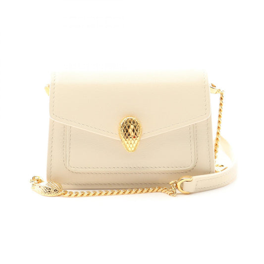 Bvlgari Serpenti Forever Leather Shoulder Bag