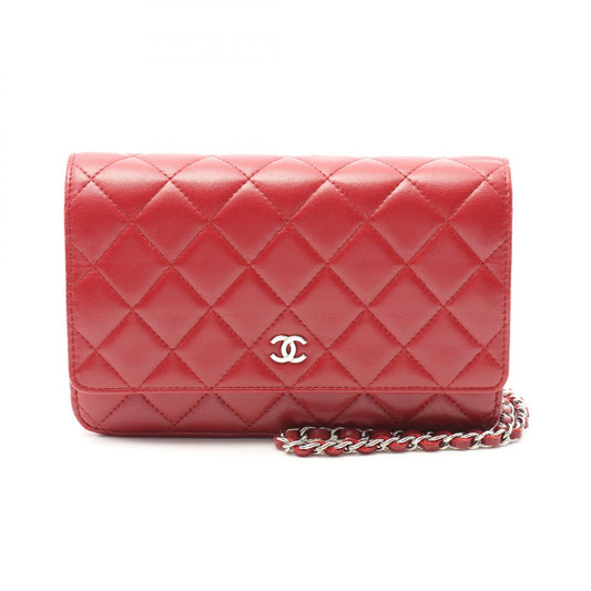 Chanel Matelasse Lambskin Shoulder Bag A33814