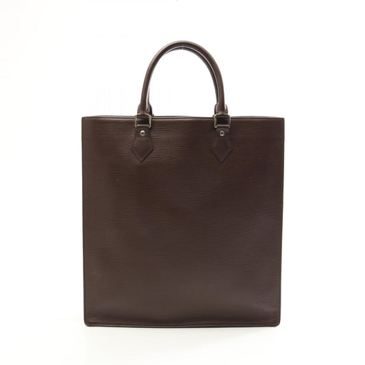 Louis Vuitton Epi Leather Sac Plat Tote Brown