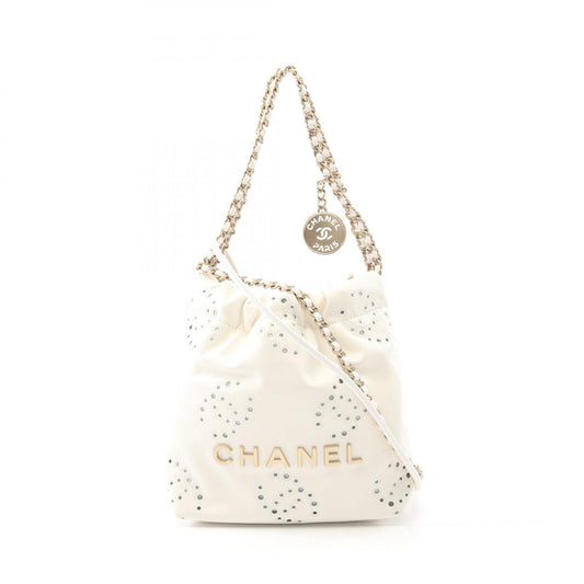 Chanel 22 Mini Leather Shoulder Bag AS3980