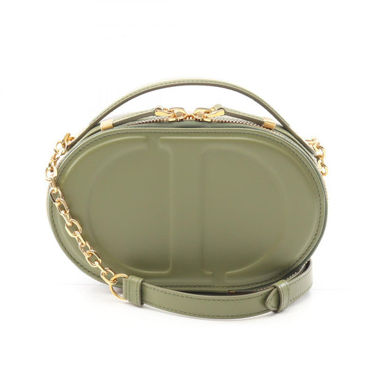 Dior Leather Oval Camera Shoulder Bag