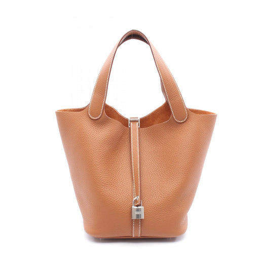 Hermes Picotin Lock MM Leather Handbag
