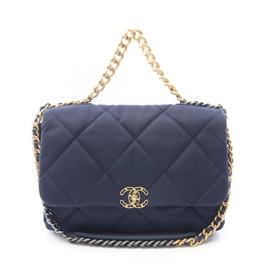 Chanel 19 Maxi Canvas Shoulder Bag AS1162