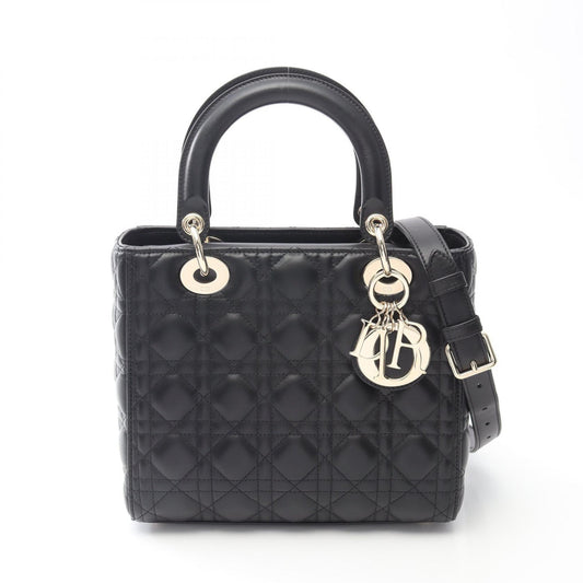 Dior Lady Dior Medium Cannage Leather Handbag