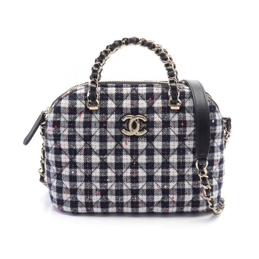 Chanel Fabric Small Shopping Shoulder Bag