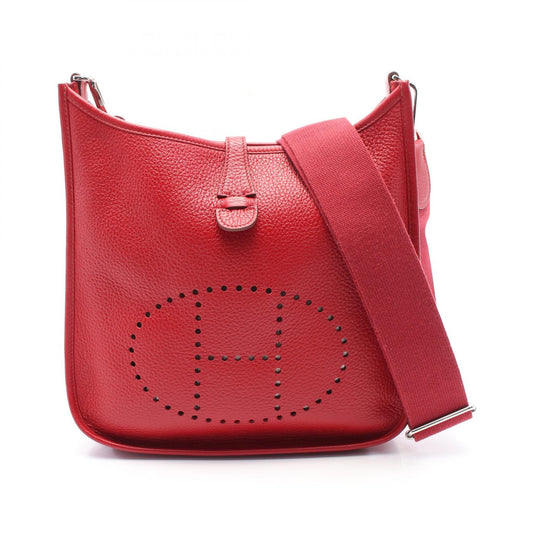Hermes Evelyne III PM Rouge Kazak Shoulder Bag