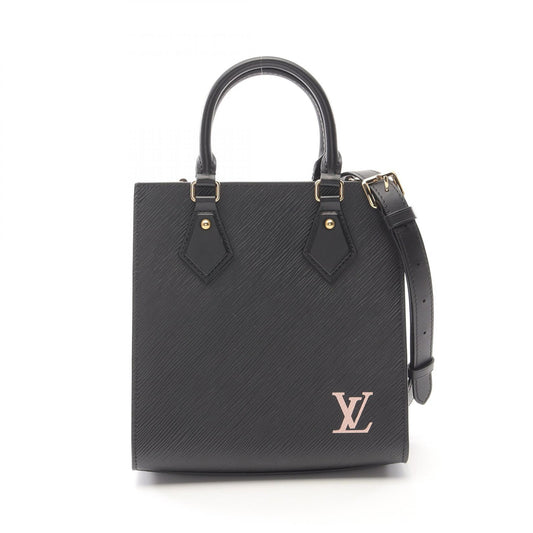 Louis Vuitton Sac Plat BB Epi Noir Leather Handbag M20958