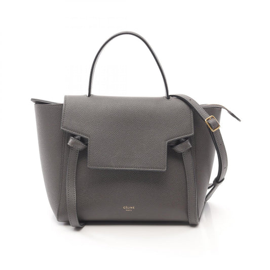 Celine Leather Belt Bag Nano Handbag