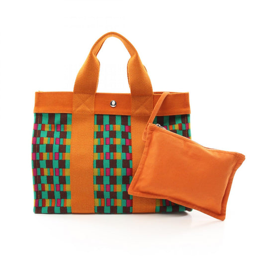 Hermes Canvas Sac de Plage MM Tote Bag