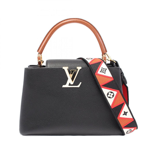 Louis Vuitton Capucines MM Noir Handbag M58608