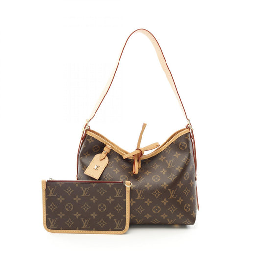 Louis Vuitton Monogram Shoulder Bag PVC Leather