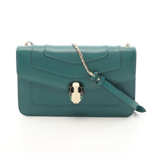 Bvlgari Serpenti Forever Leather Shoulder Bag