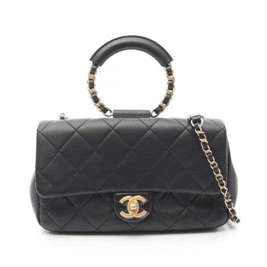 Chanel Matelasse Leather Top Handle Bag