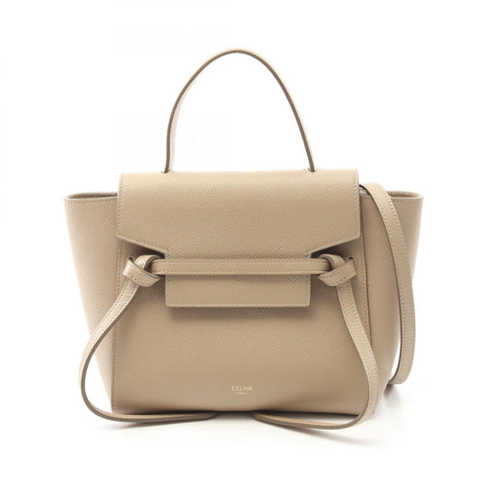 Celine Leather Belt Bag Nano Handbag