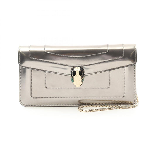 Bvlgari Serpenti Forever Leather Shoulder Bag