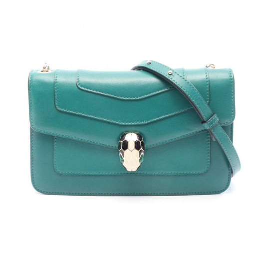 Bvlgari Serpenti Forever Leather Shoulder Bag