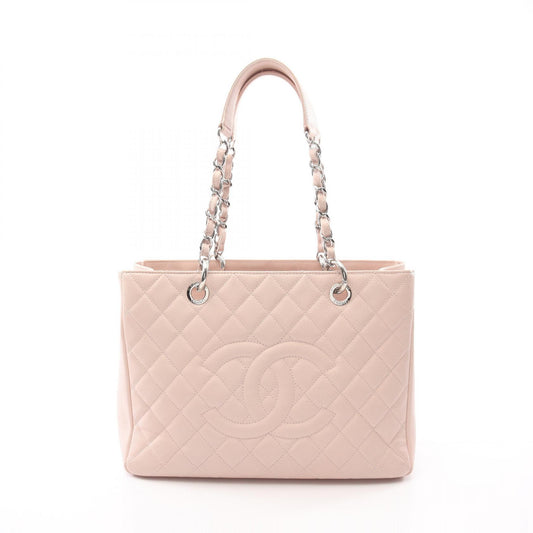 Chanel Matelasse GST Tote Bag Leather Pink